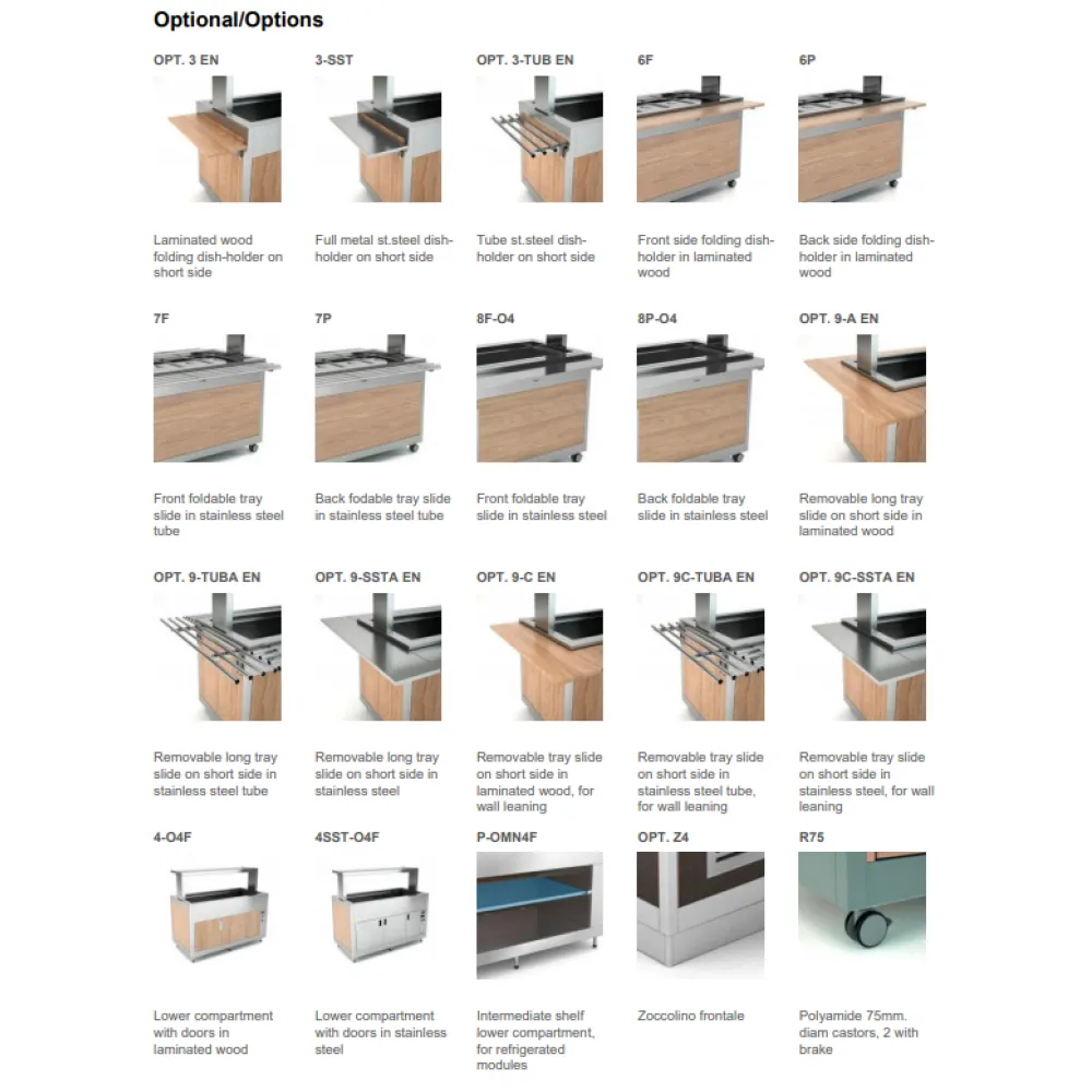 Omnia 5PR Refrigerated Buffet with Hanex® Worktop