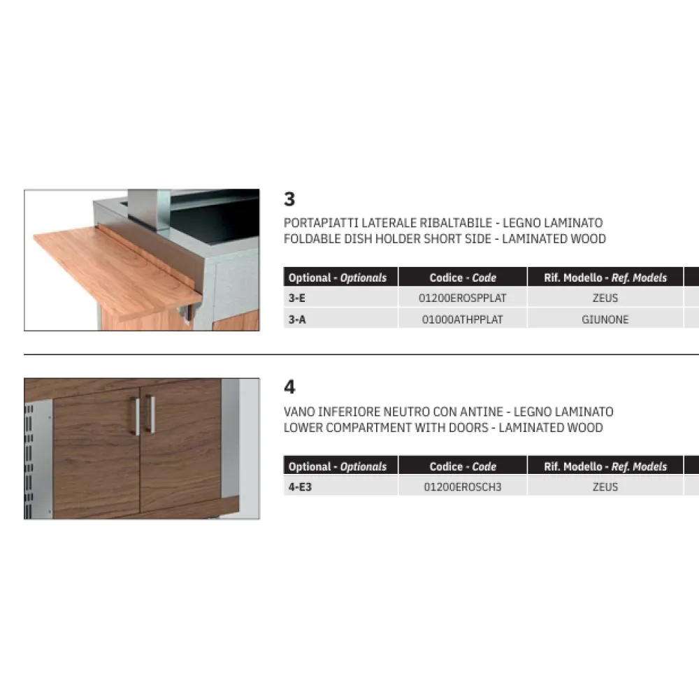 CHARIOT RÉFRIGÉRÉ AVEC OUVERTURE DOMADE ZEUS