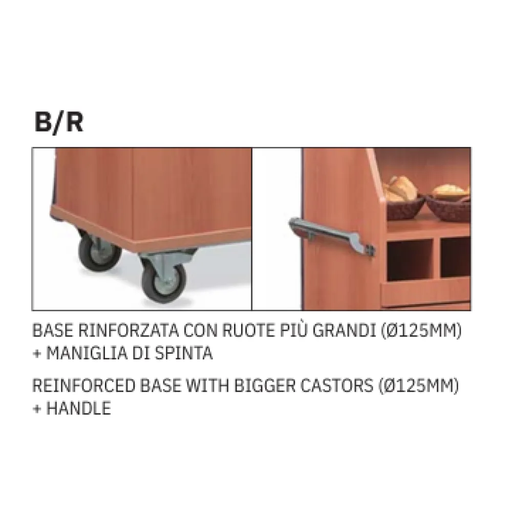 Mobilā viesmīļu servēšanas stacija PERSEO B2