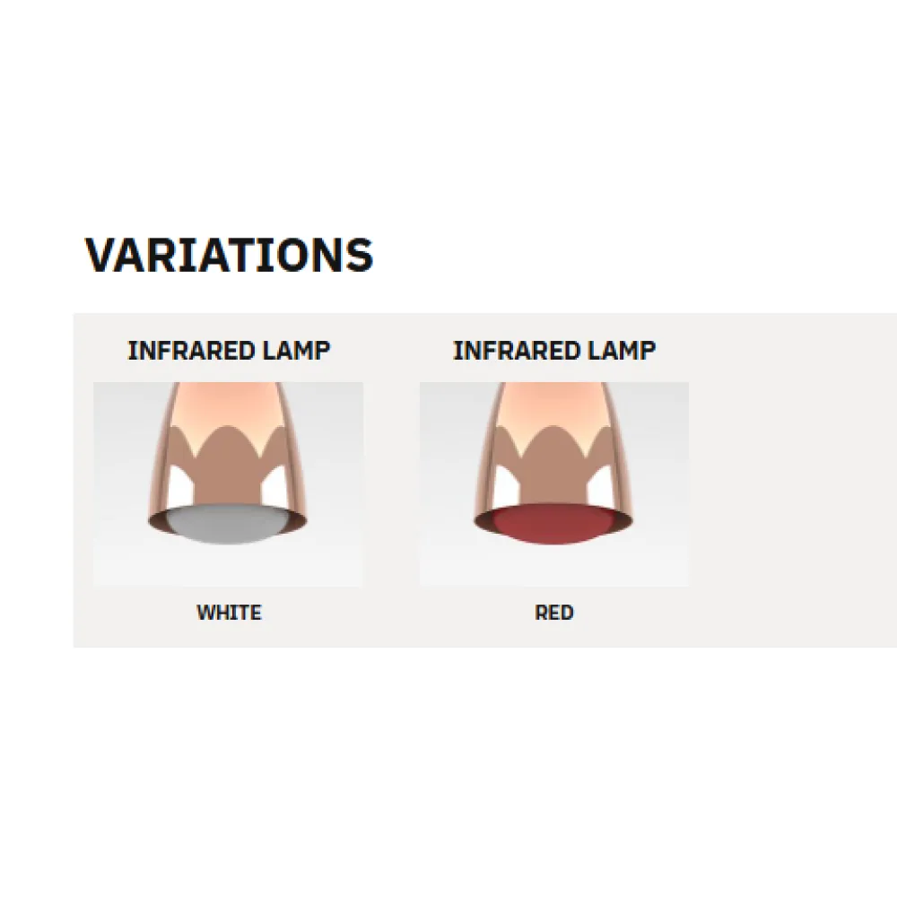 Support Chauffant Autonome avec Lampes Infrarouges Infra 2/1 AL