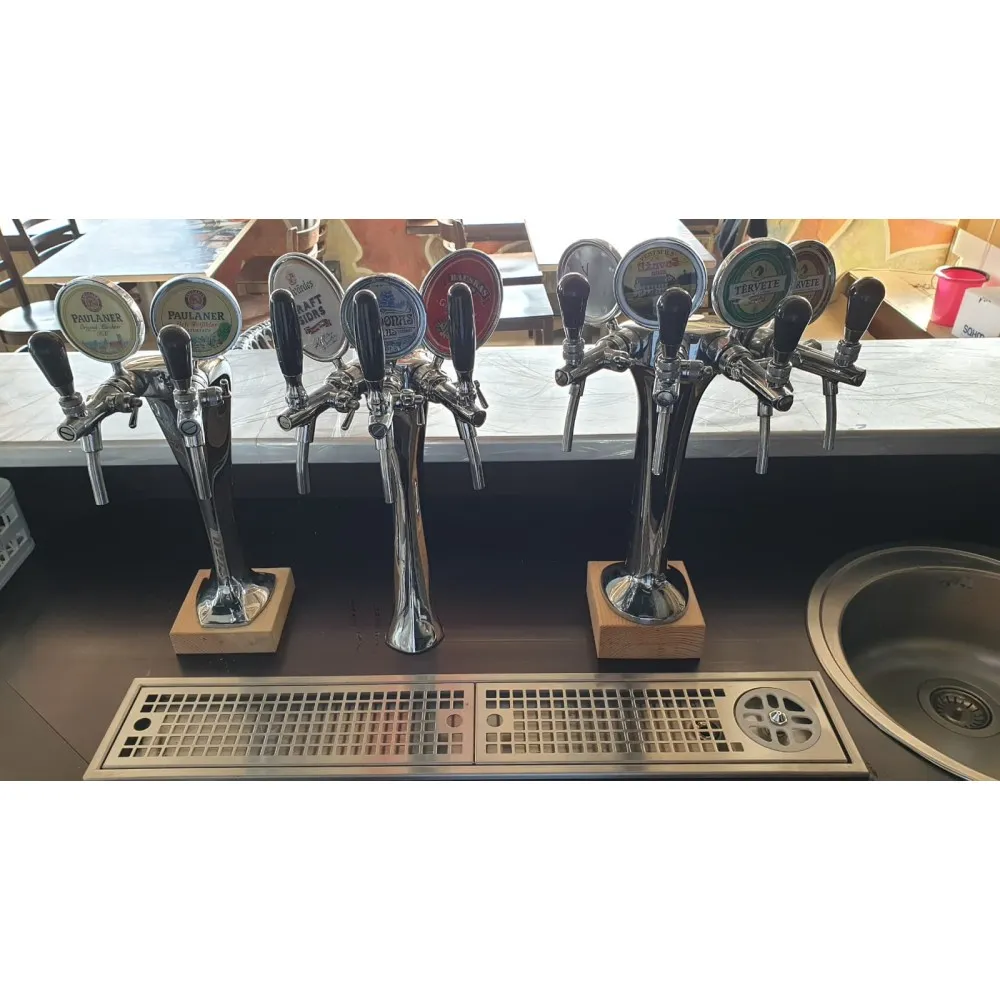 Инновационная дренажная система с ополаскивателем для бокалов