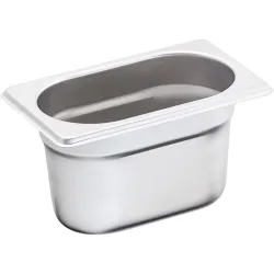 GN1/9 roostevabast terasest konteiner kõrguseg h-100 mm BASIC