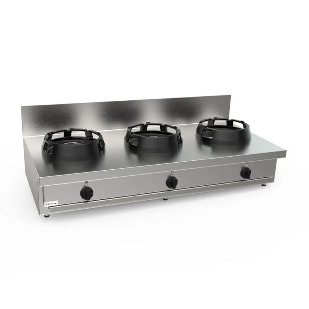 Professionaalne Gaasiga WOK pliit 1500x700mm