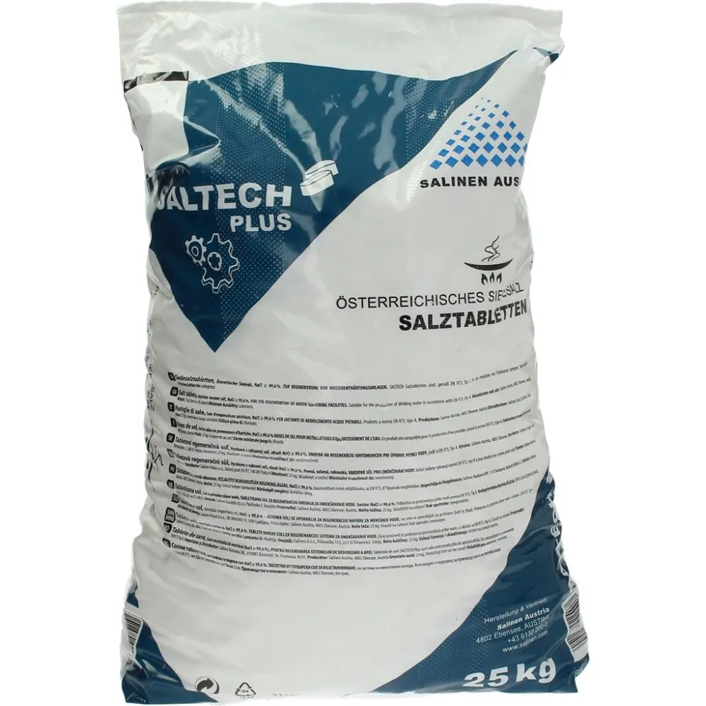 Premium Water Softening Salt Tablets - 25 kg