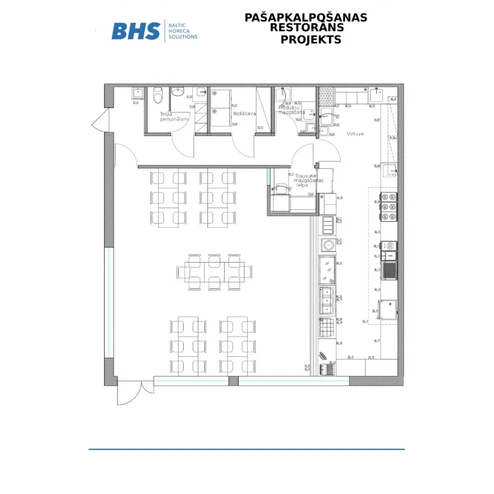 Pašapkalpošanās restorāna servēšanas risinājums