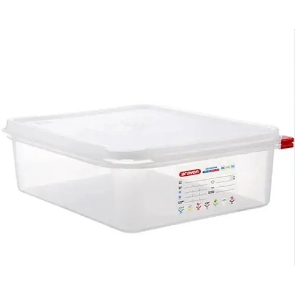 GN 1/2 H-100 mm sandarus indas su dangčiu