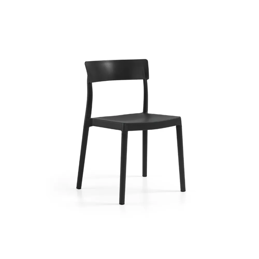 Chaise d'extérieur Lilly en polypropylène