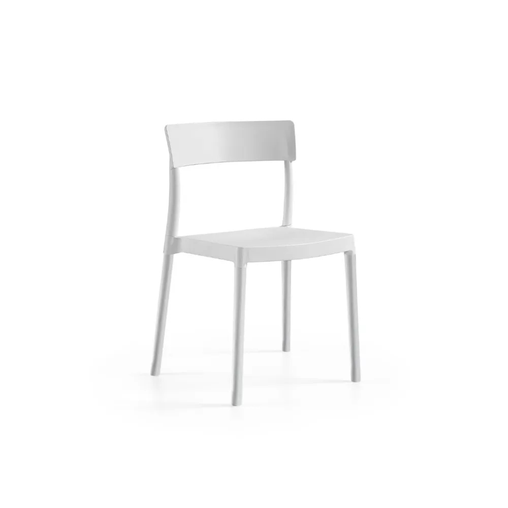 Chaise d'extérieur Lilly en polypropylène