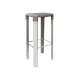 Oslo High Bar Stool - Sleek Aluminum Design