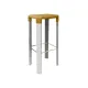 Oslo High Bar Stool - Sleek Aluminum Design