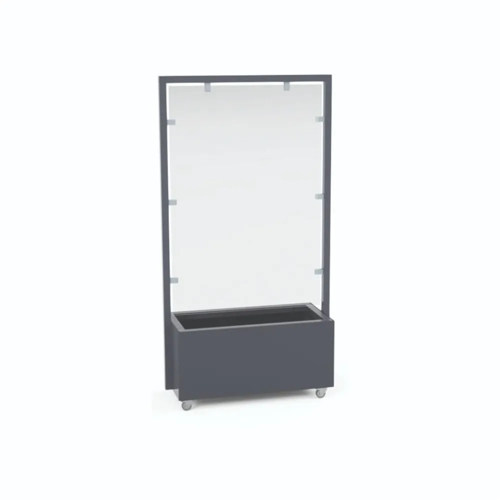 Compact Divider Screen with Wheels