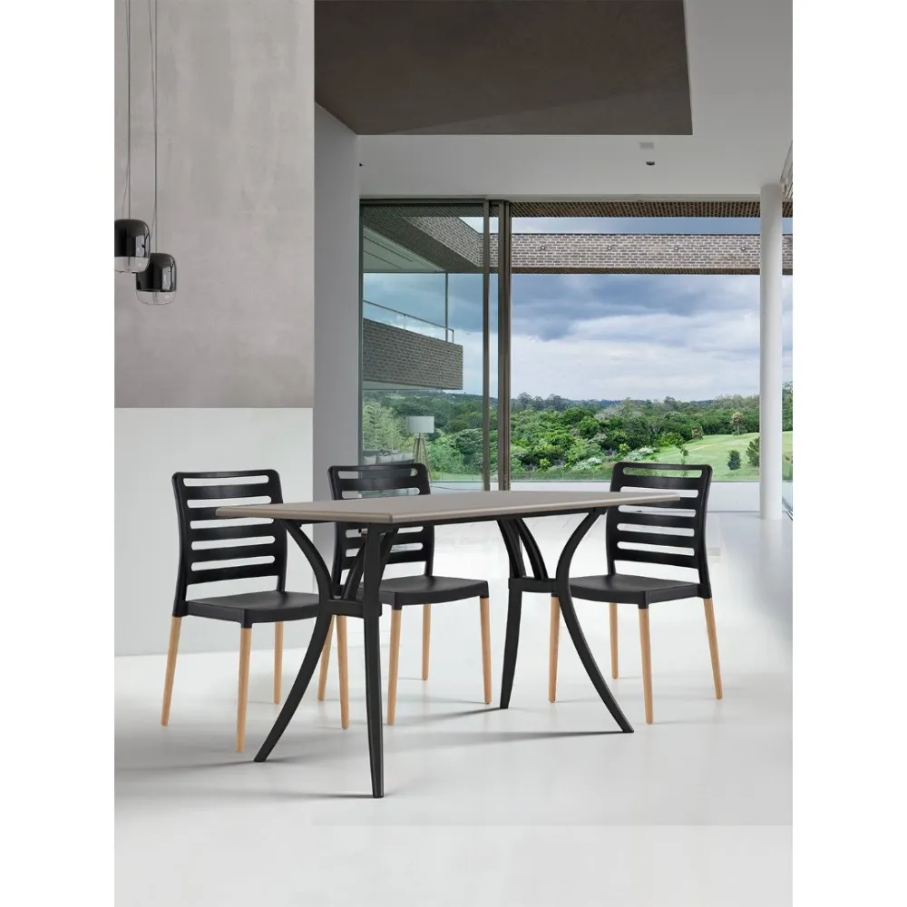 Tvirta Kėdė Diva su Medinėmis Kojomis