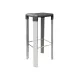 Oslo High Bar Stool - Sleek Aluminum Design