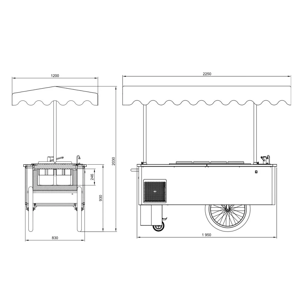 Jäätise vitriin 8SM