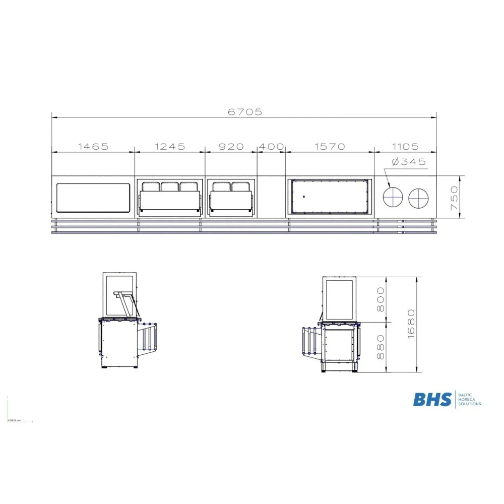 Table de Service Personnalisée RAS107