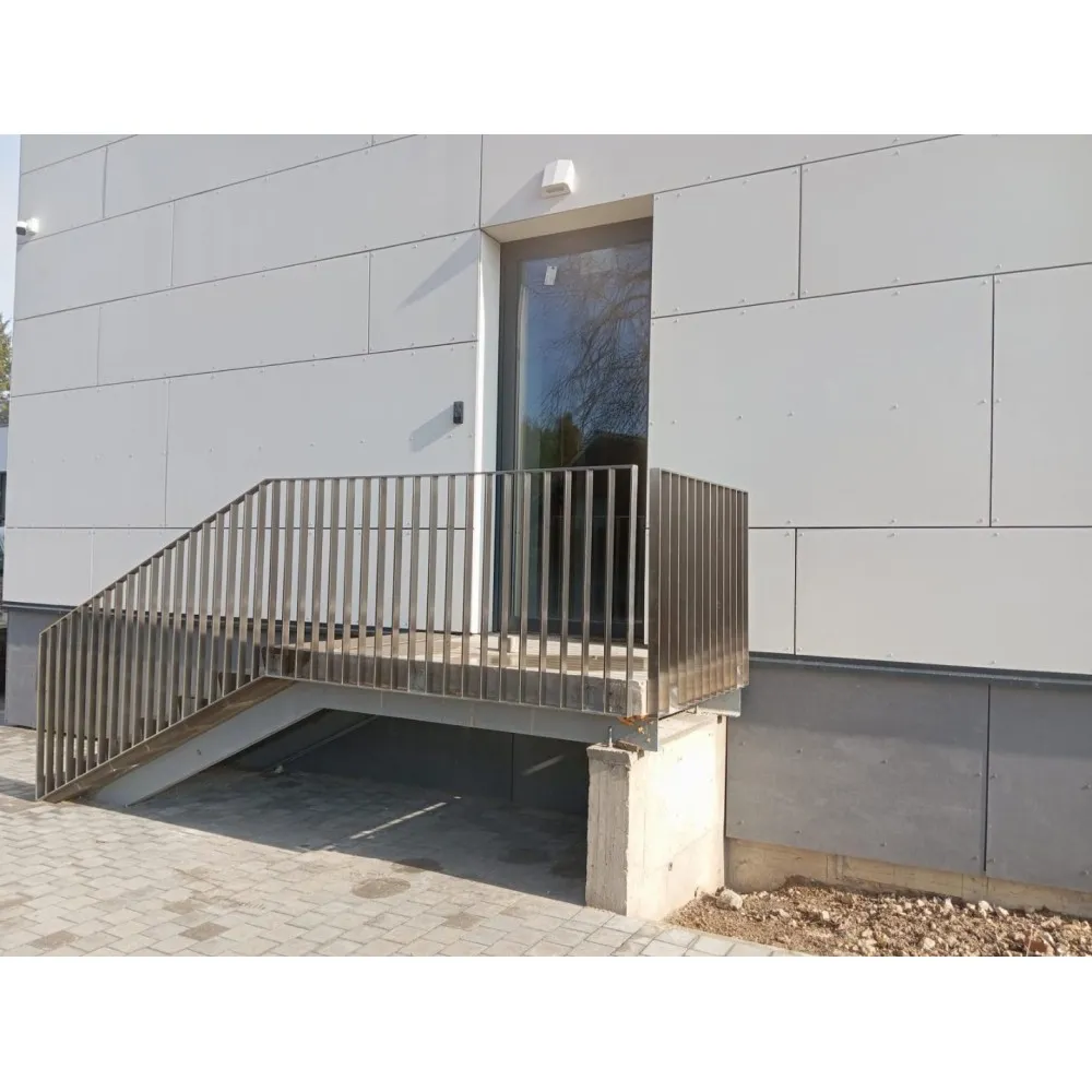 Elegant Metal Entrance Staircase