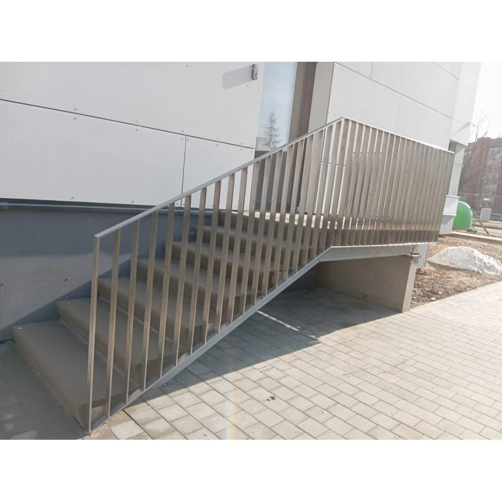 Elegant Metal Entrance Staircase