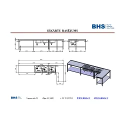 N/t galds ar 3 izlietnem