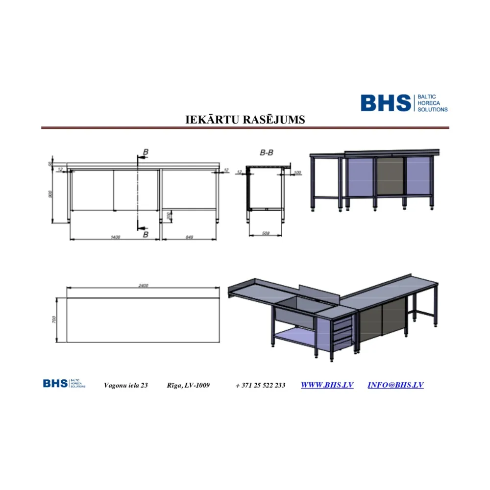 Table de Billard Élégante en Acier