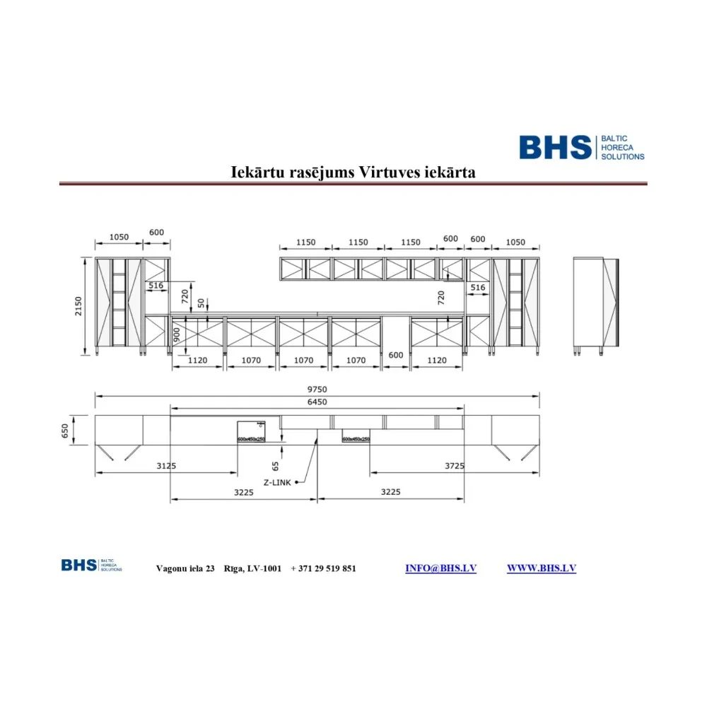 Mūsdienīga virtuves iekārta