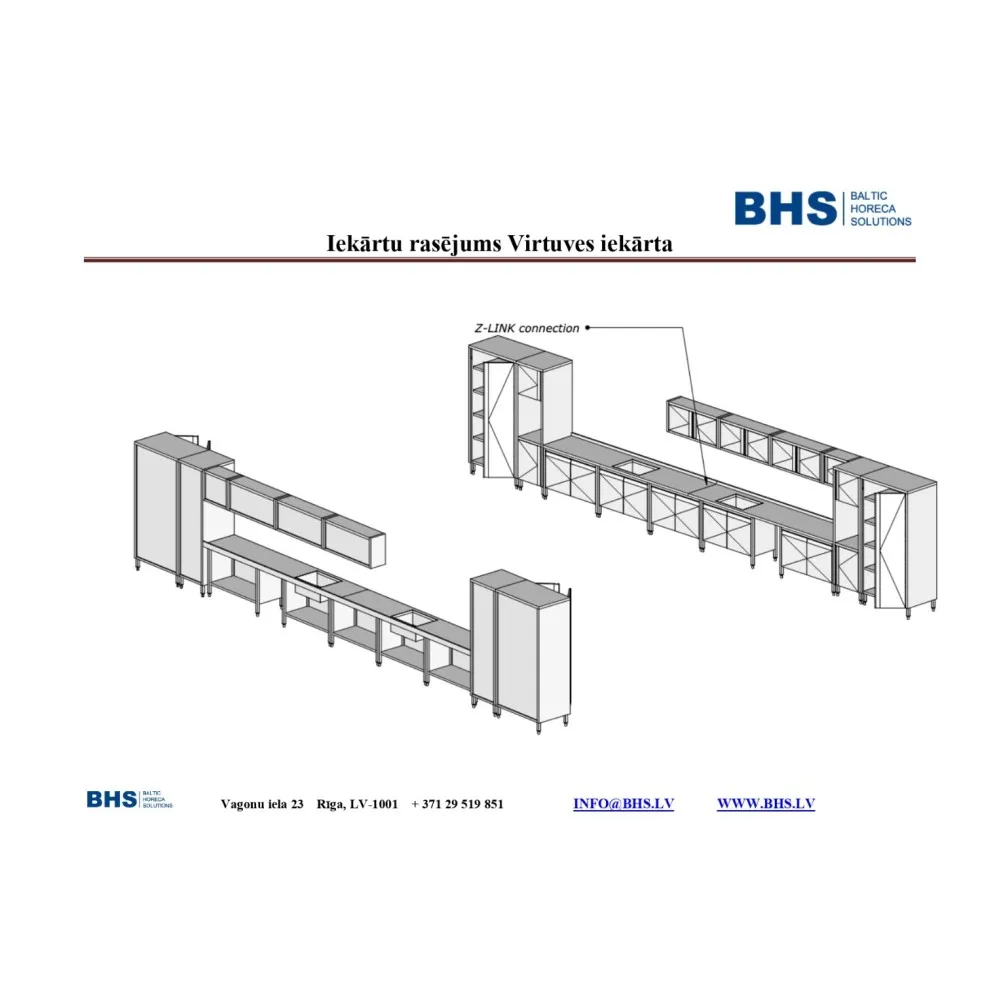 Mūsdienīga virtuves iekārta