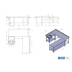 N/t darba zona ar izlietni 