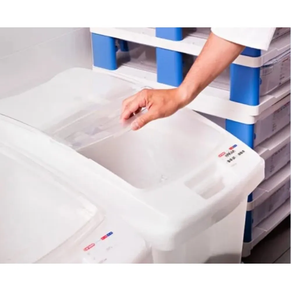 Контейнер для хранения продуктов 80 л с колесами