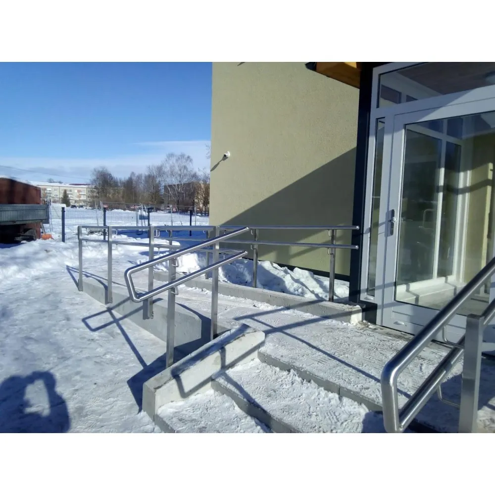 Public Access Metal Staircase