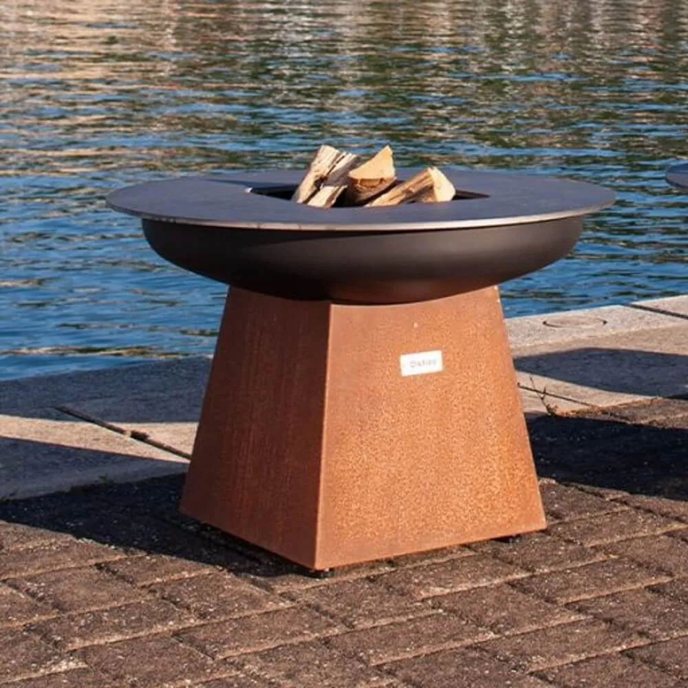 OnFire Corten Charcoal BBQ Grill - 600mm