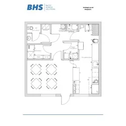 Drawing  Pizzeria 60 m2