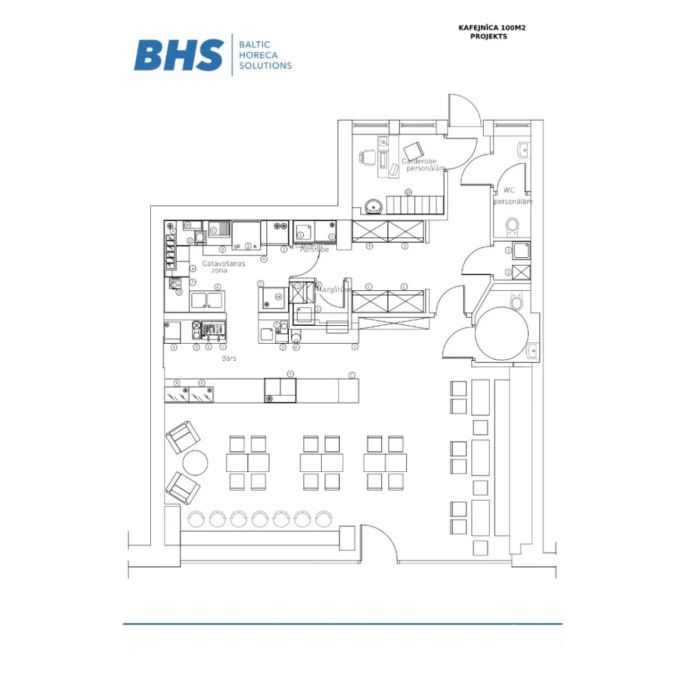 Unistuste Kohvik 100 m²
