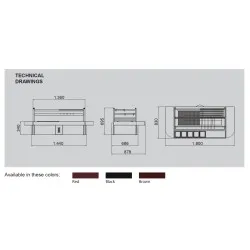 Jaapani stiilis söegrill R120TT