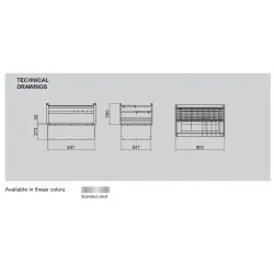 Jaapani stiilis söegrill DROP IN  R90D