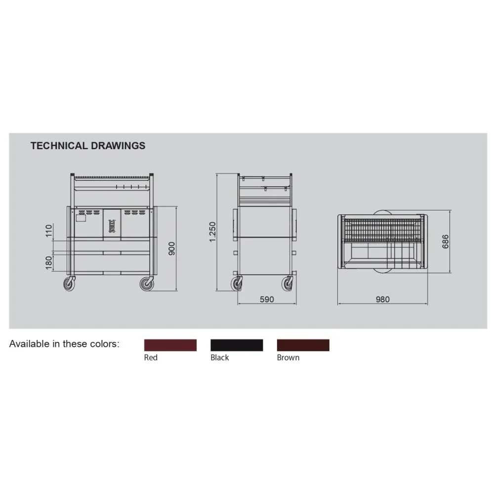 Jaapani stiilis mitmekihiline söegrill R90S
