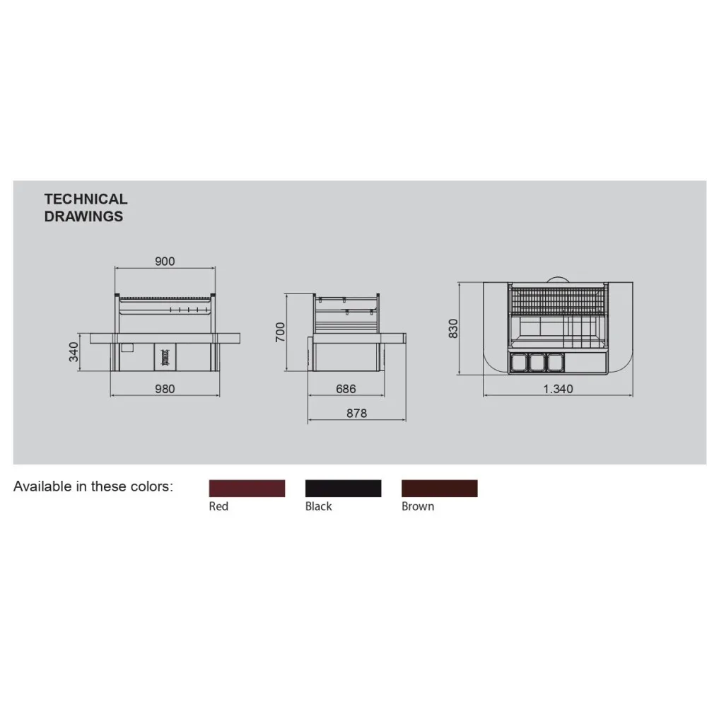 Jaapani stiilis mitmekihiline söegrill R90TT