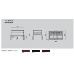Jaapani stiilis söegrill R90T