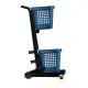 Compact Shopping Cart with Dual Baskets