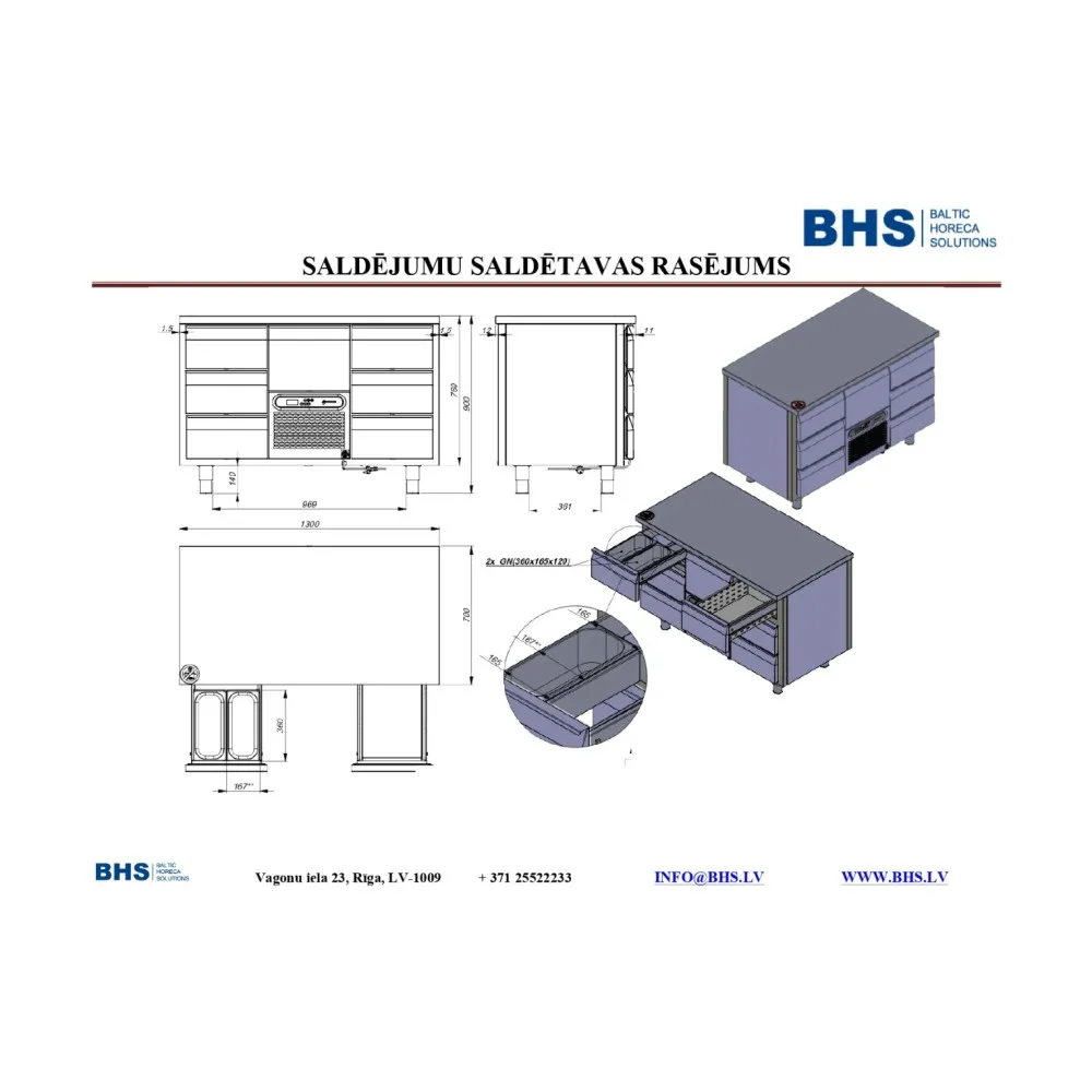 Table Congélateur Professionnelle NN44