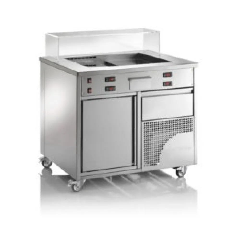 Tepp-Twin Kokkupandud jahtimise ja praadimise jaamad