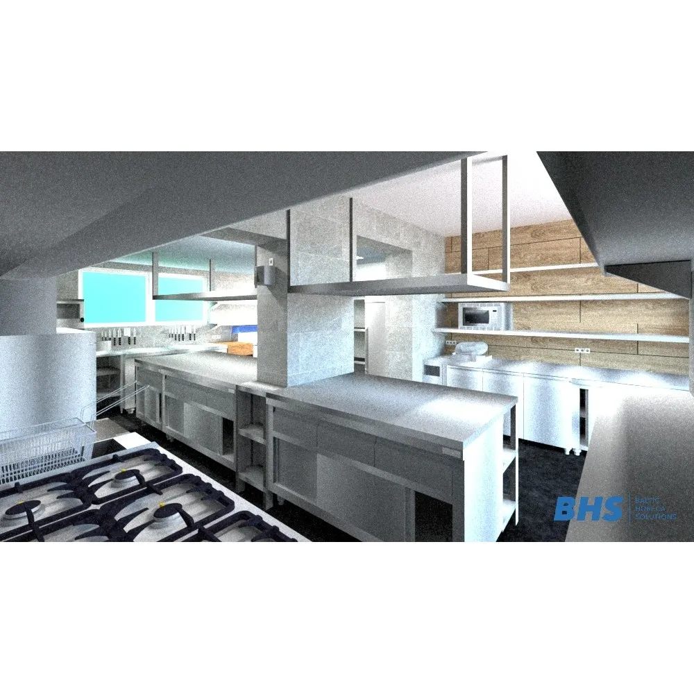 3D Virtuvės Kavinė Baltezers