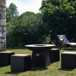 Charcoal grill BBQ Black Version 600 mm