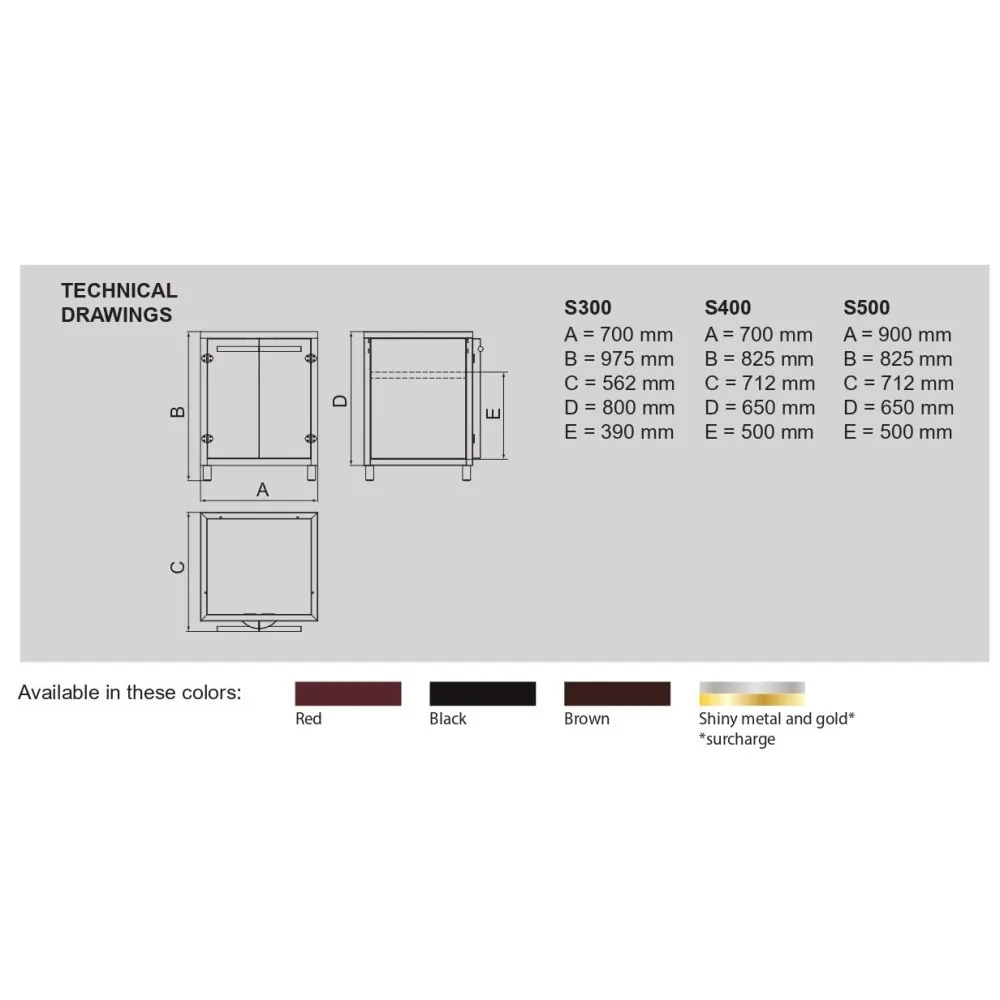 Söe grillimise plaat S500
