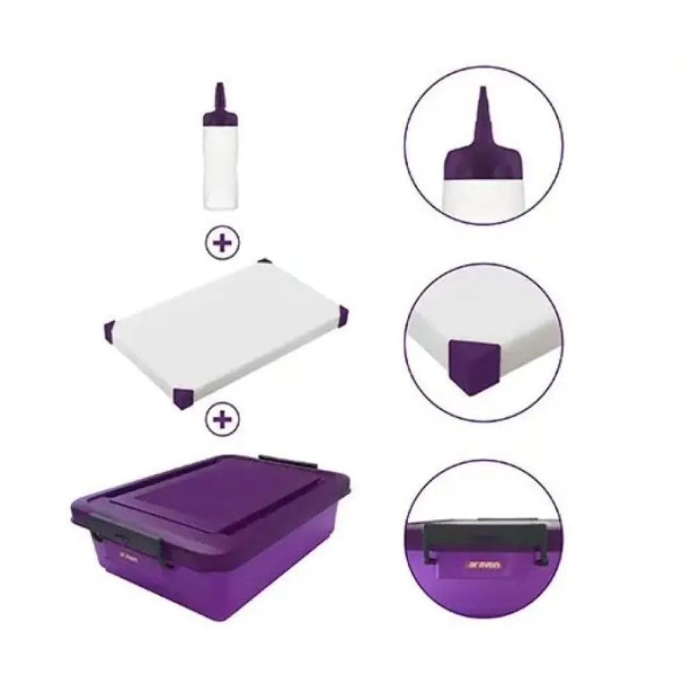 Allergeenivaba toidu säilitamise komplekt