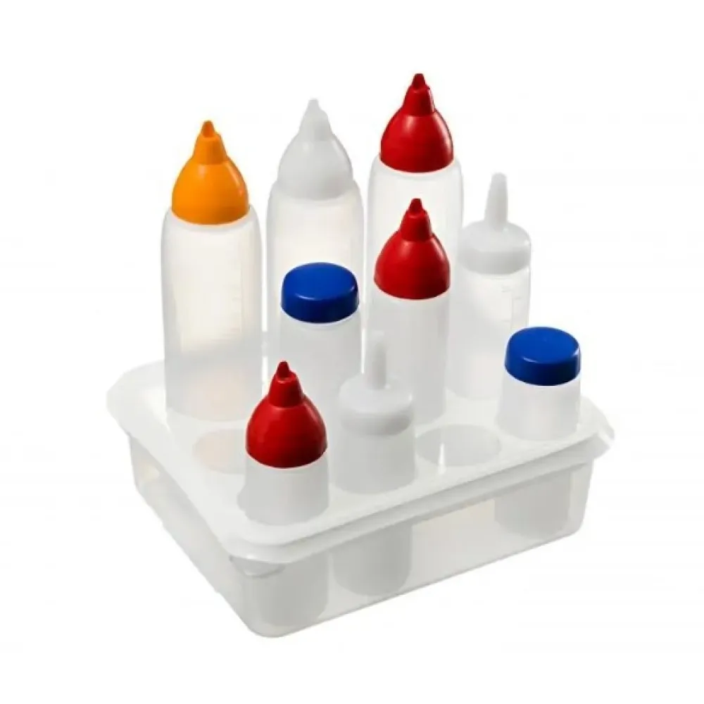 GN 1/2 Sauce Dispenser Organizer with 11 Compartments
