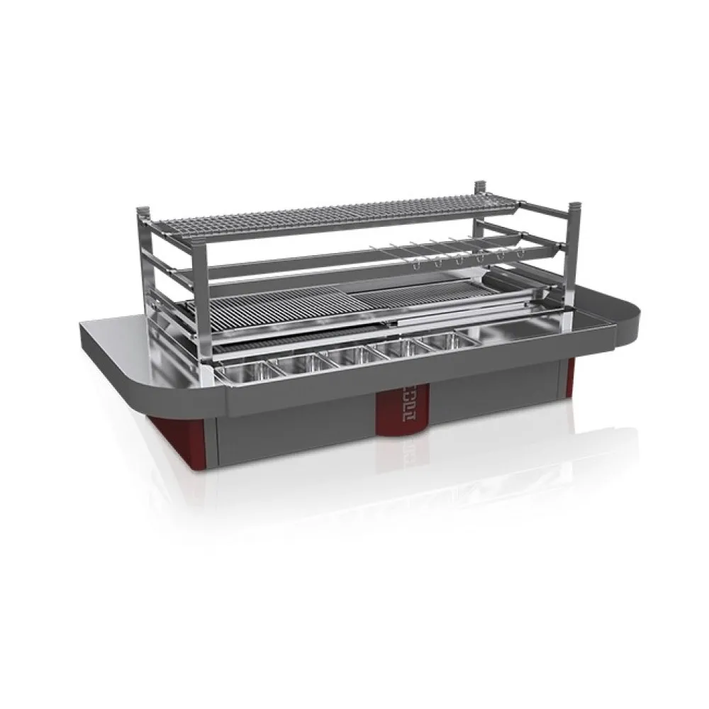 Jaapani stiilis multifunktsionaalne söegrill R120TT