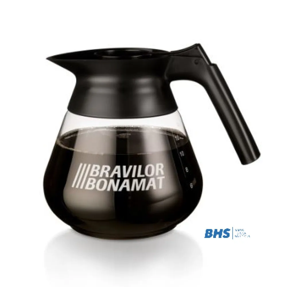 Eleganta stikla kafijas kanna