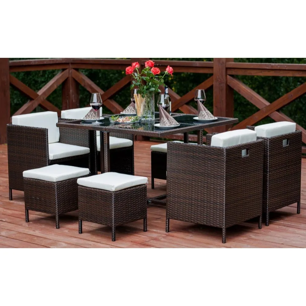 Cristallo Dārza Ēdamgaldu Komplekts