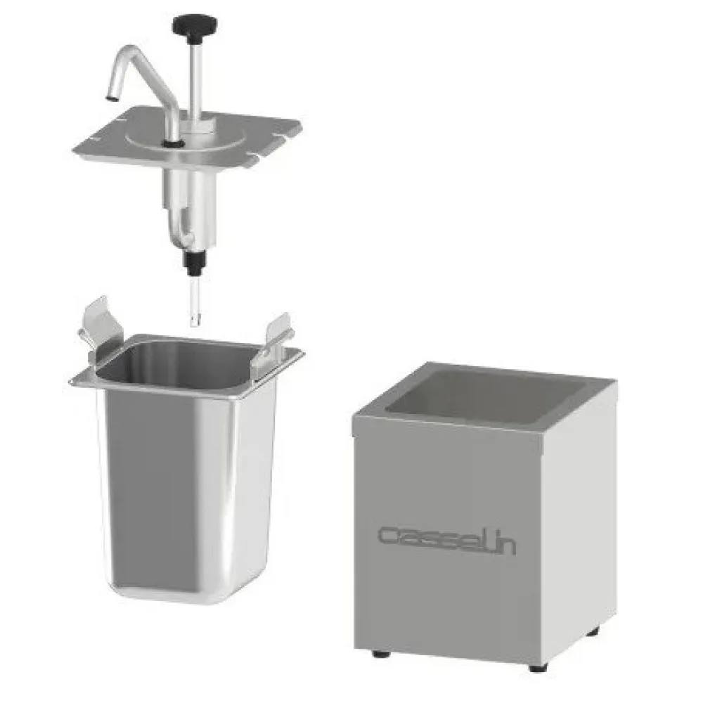 Nerūdijančio plieno padažo dozatorius GN 1/6