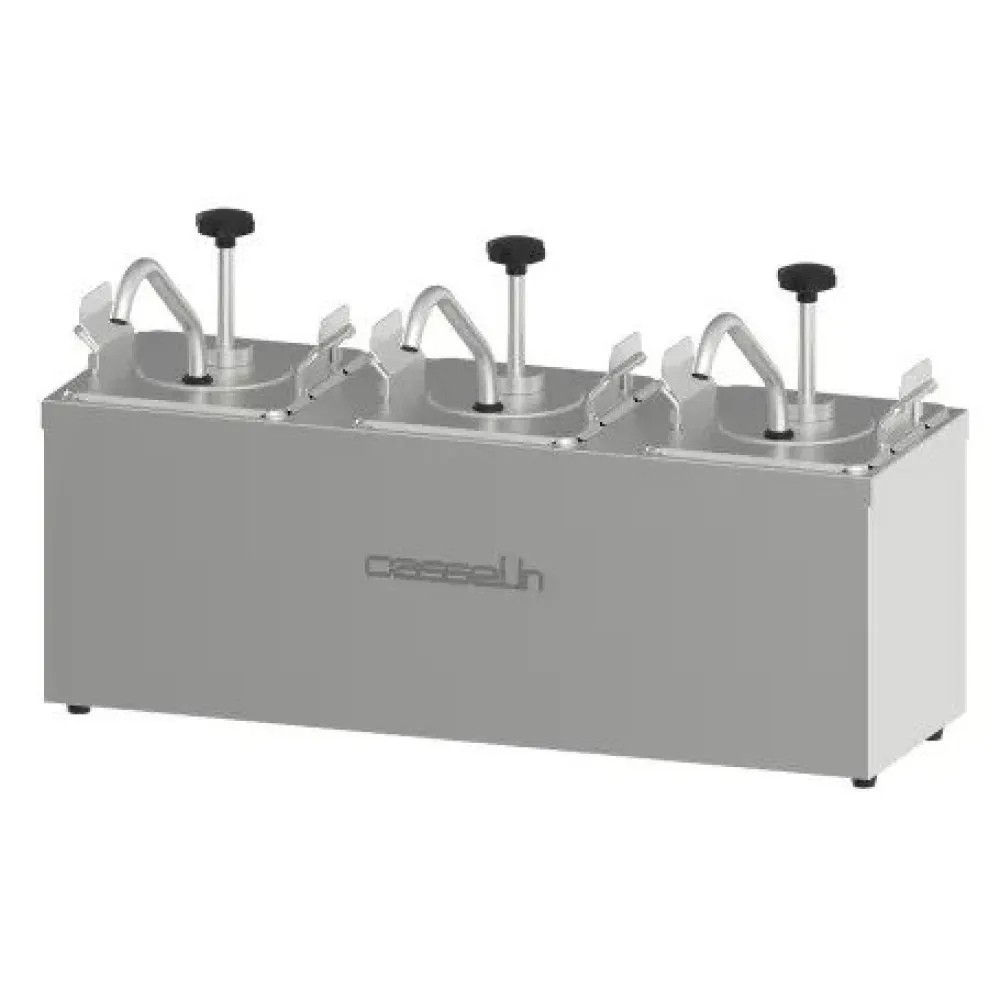 Kolmekordne kastmejaotur 3 x GN 1/6