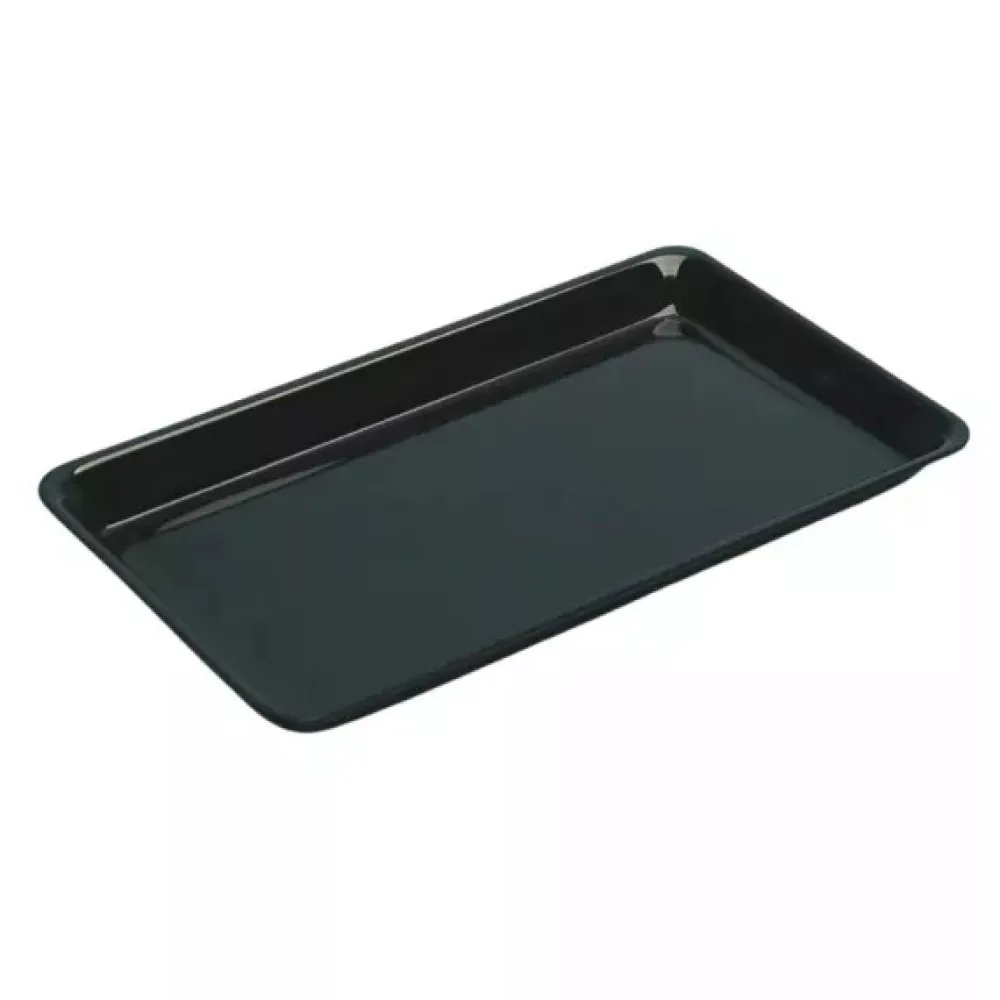 Polümetüülmetakrülaadist GN 1/4 20 mm Plexi nõu Must (A00002755)